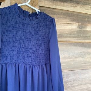 Navy Blue Kids Dress